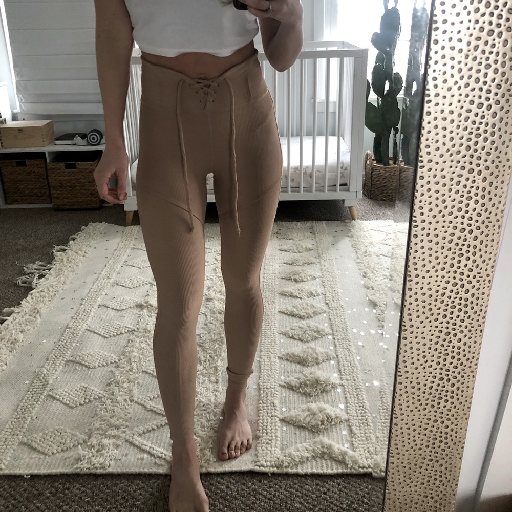 Year of ours thermal football lace up legging